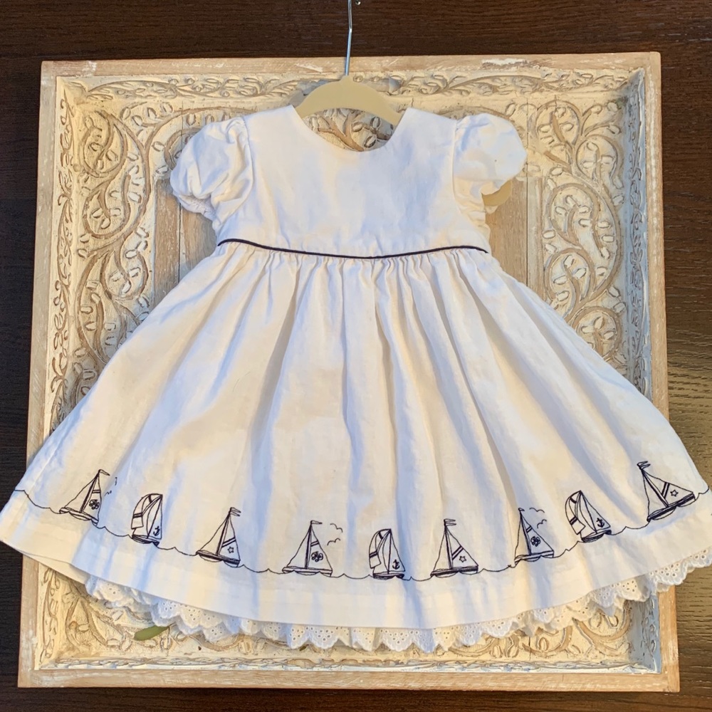 Ralph Lauren Smocked Sail Boat Dress ⛵️
